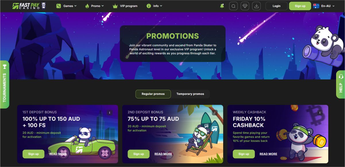 Fastpay Casino Bonuses 