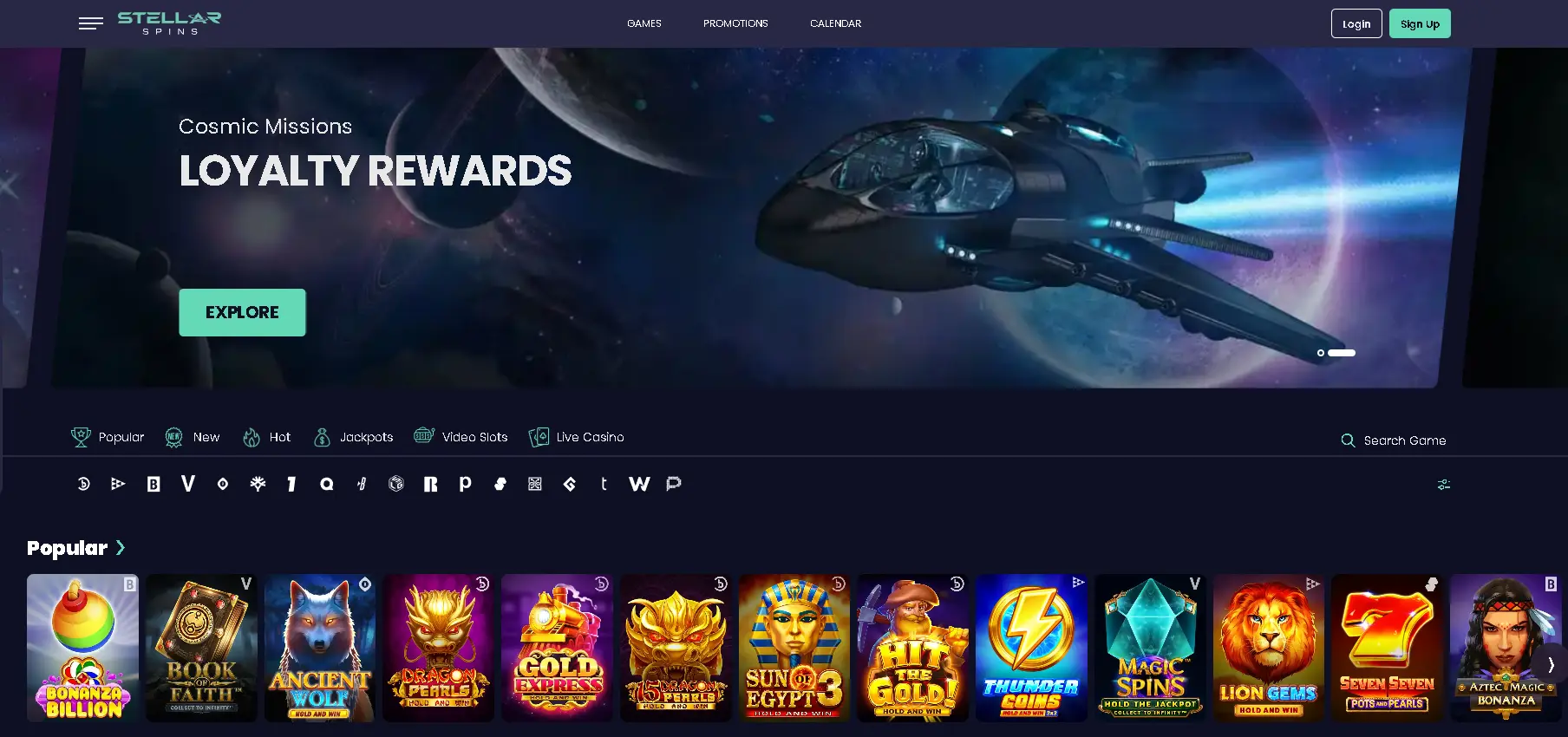 Stellar Spins casino review